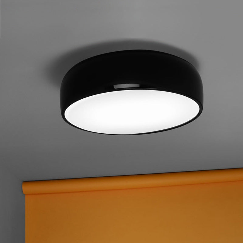 Leilani Ronde LED Plafondlampen Wit Zwart Metaal Acryl Woonkamer