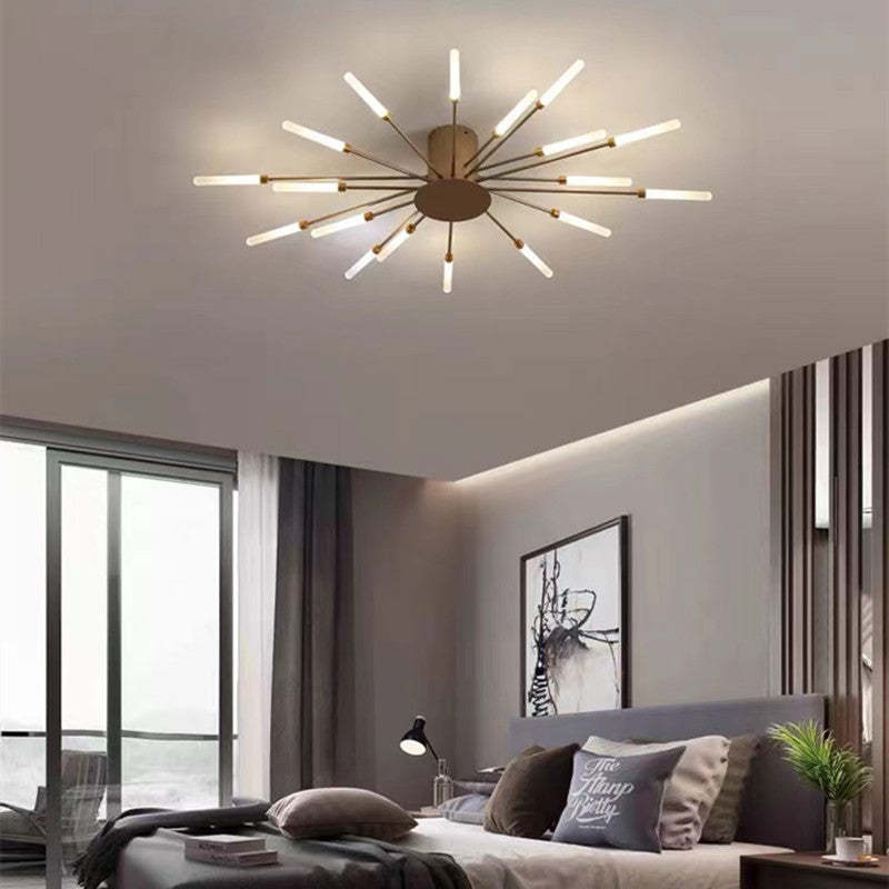Lowry Grote LED Plafondlampen Wit Metaal Woonkamer Slaapkamer Hotel