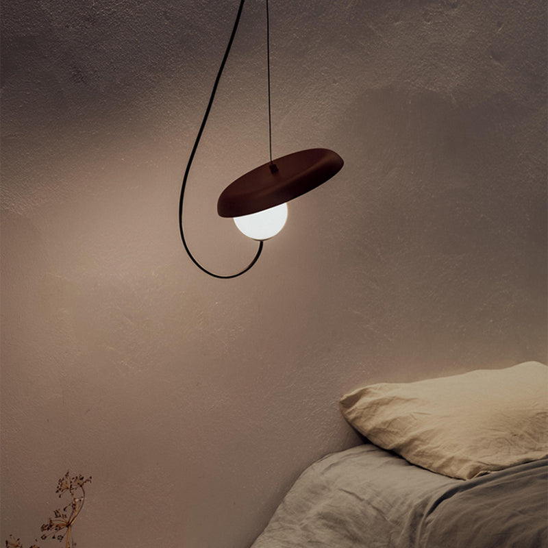 Elio Stijlvolle Art Deco Hanglampen Zwart/Wit/Koper Slaap/Woonkamer