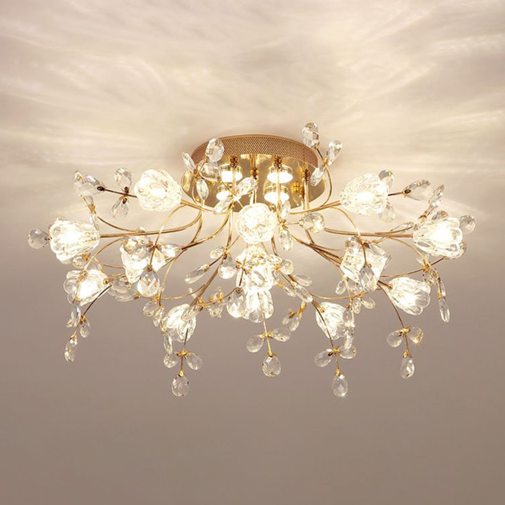Lili Design LED Plafondlamp Metaal Glas Woonkamer Eetkamer