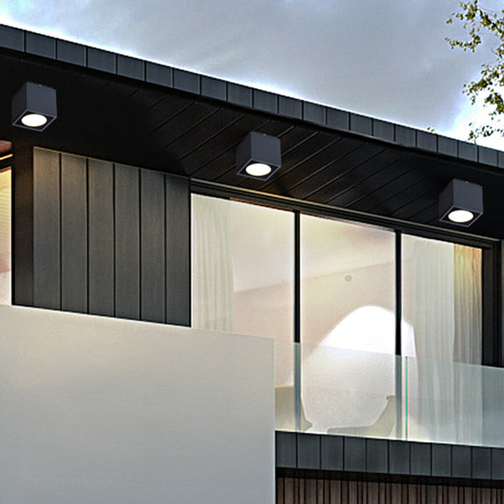 Orr Modern LED Plafondlamp Witte Zwart Metaal Buiten Woonkamer