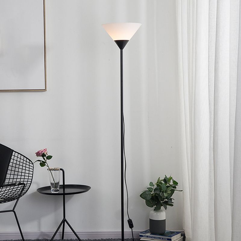 Morandi Moderne Beker Vloerlamp Zwart/Wit/Rood/Geel/ Zilver Metaal/Acryl Slaapkamer/Woonkamer