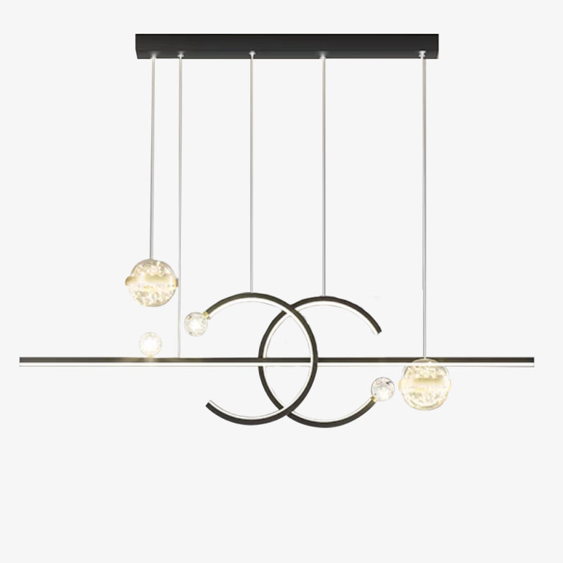 Madina Design LED Hanglamp Metaal Zwart/Goud Eetkamer/Woonkamer