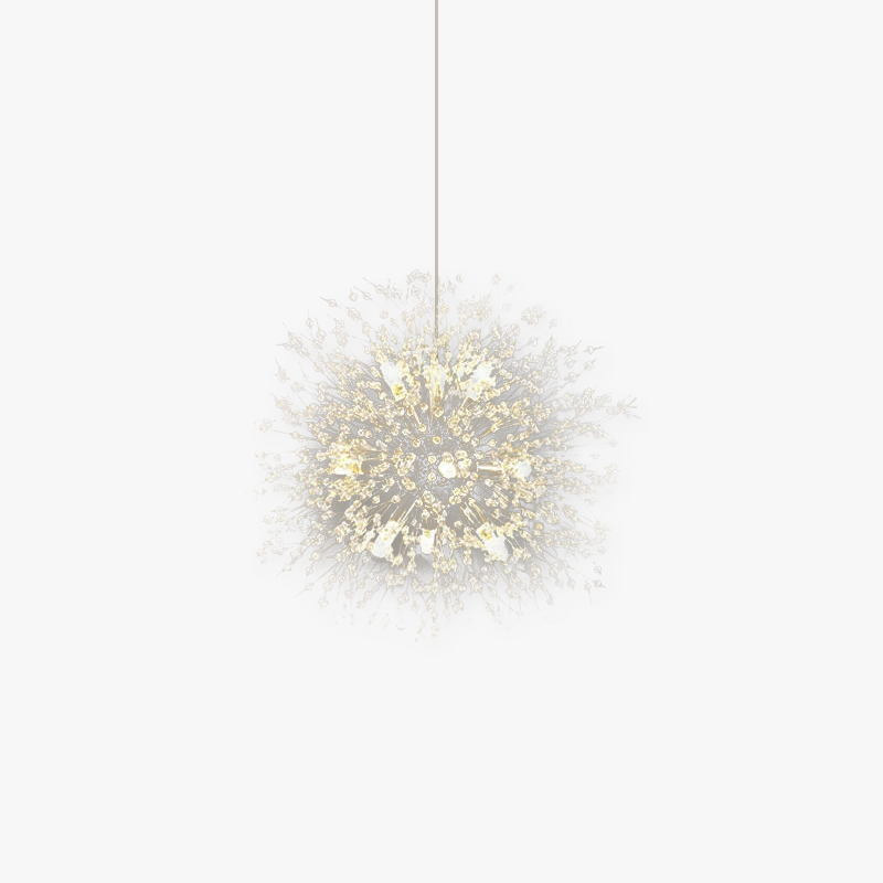 Lili Elegante Paardenbloem Hanglampen Goud Chroom Metaal Slaapkamer