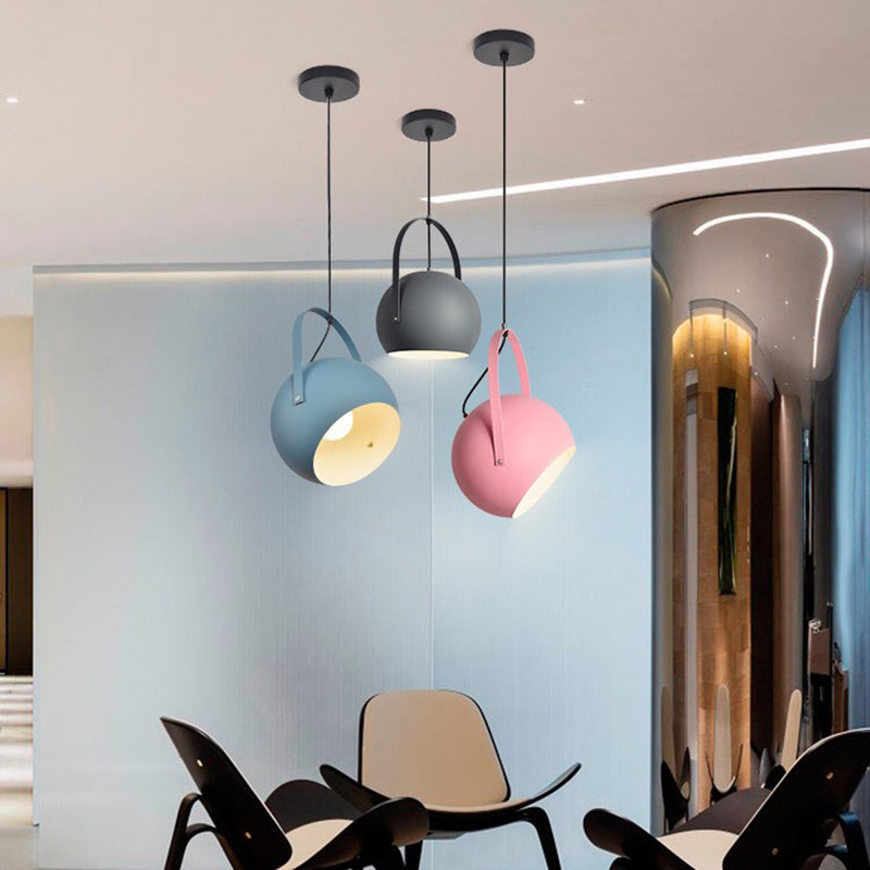 Morandi Moderne LEDHanglamp Geel/Blauw/Roze/Gary Metaal Slaap/Kinder/Woonkamer