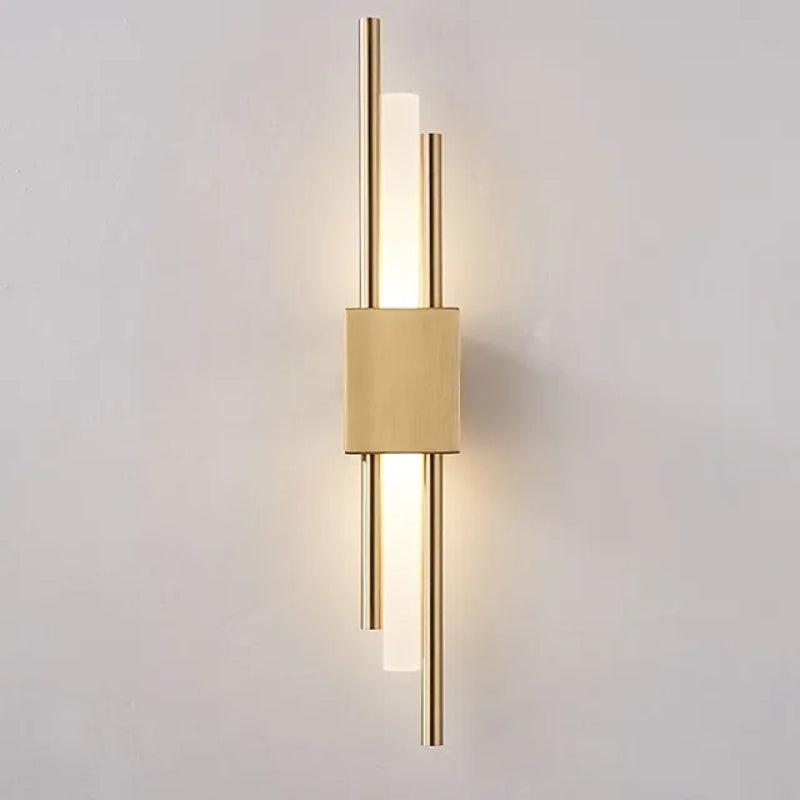 Sebastian Modern LED Wandlamp Wit Gouden Metaal Woonkamer Slaapkamer