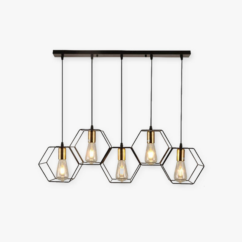 Orsini Vintage Design LED Hanglampen Metaal Eetkamer Slaapkamer
