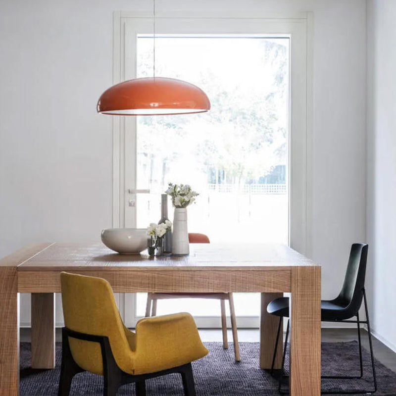 Leilani Moderne Ronde Hanglampen Wit Metaal Slaapkamer Woonkamer