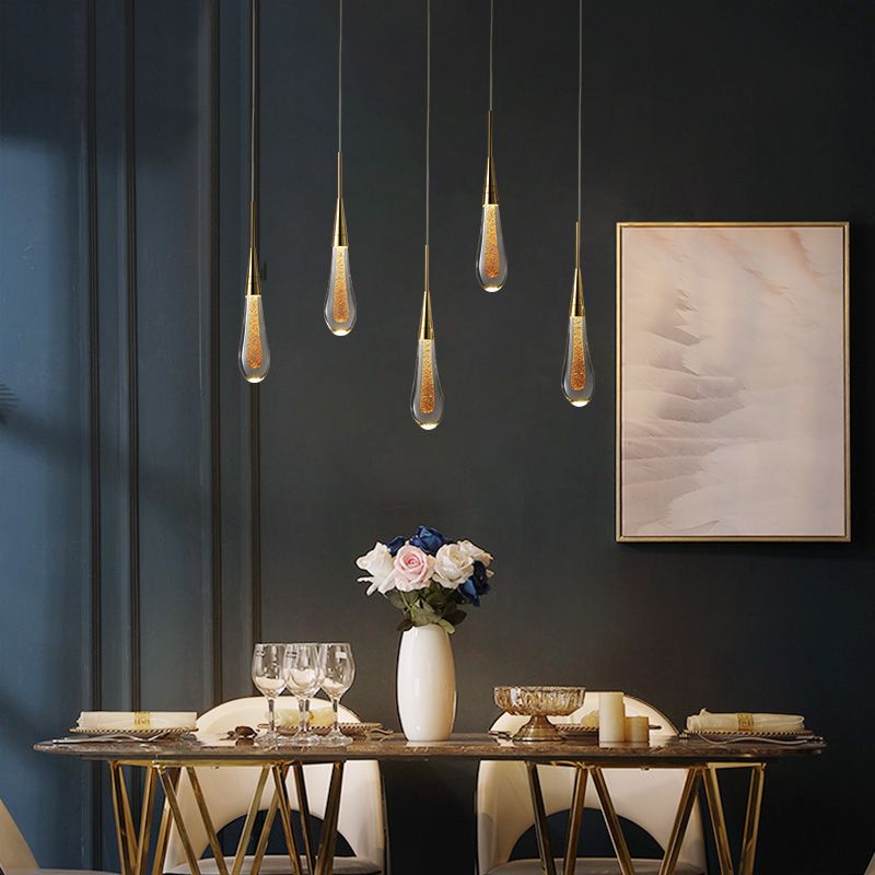 Hailie Moderne Design LED Hanglamp Kristal Metaal Woonkamer Keuken