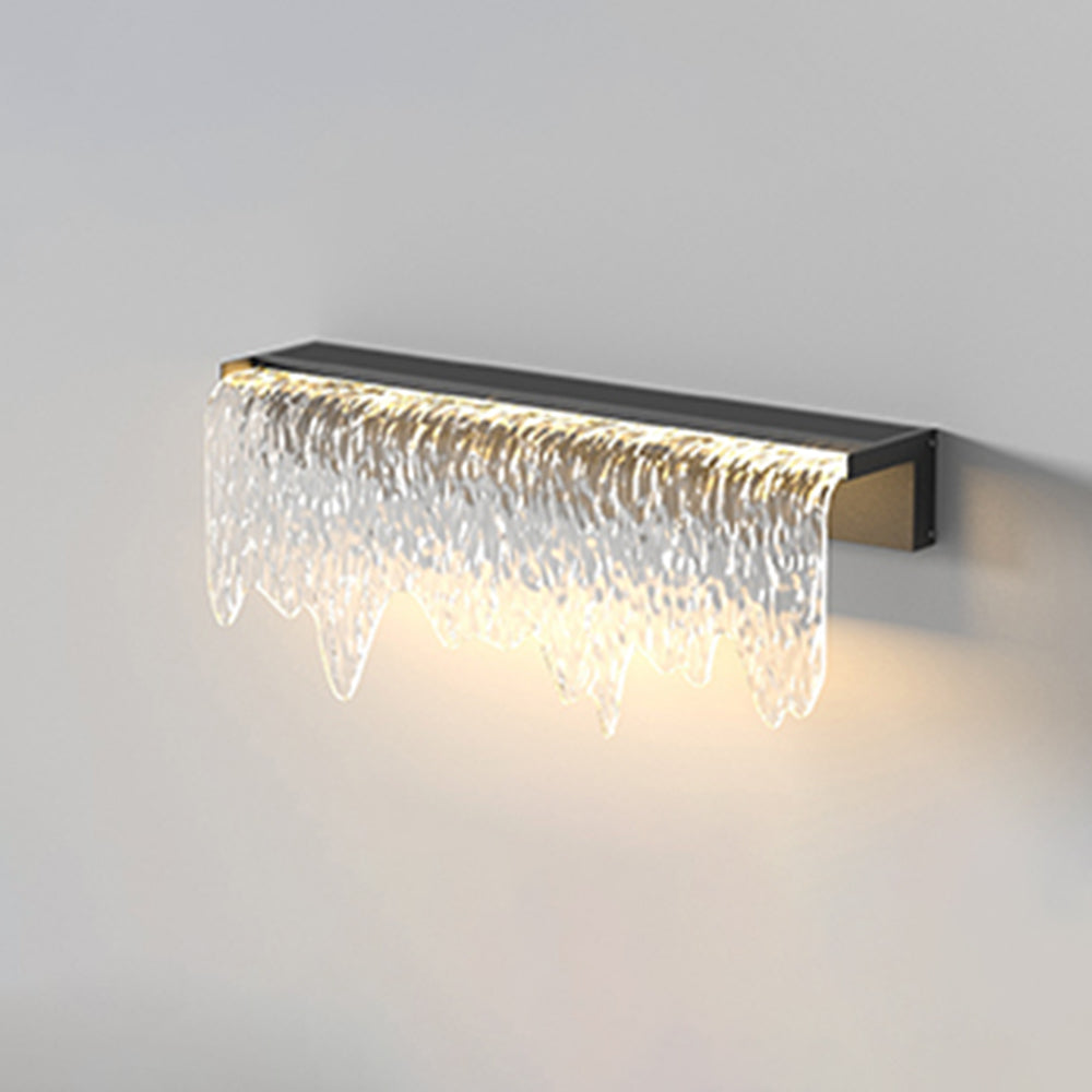 Isaac Moderne Metaal/Acryl Wandlamp Zonne Energie Zwart Tuin