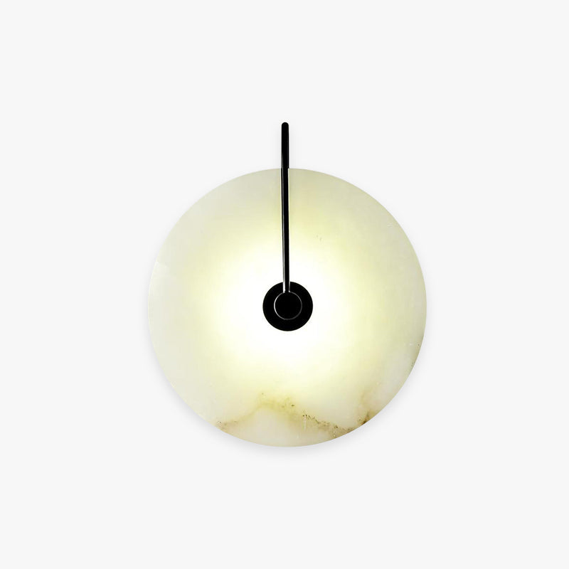 Jade Design Ronde LED Wandlamp Goud/Zwart Metaal/Kunstmatige Marmer Slaap/Woonkamer