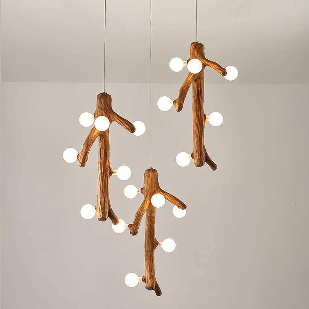 Brio Scandinavische LED-Kroonluchters Hout Woonkamer/Eetkamer Slaapkamer
