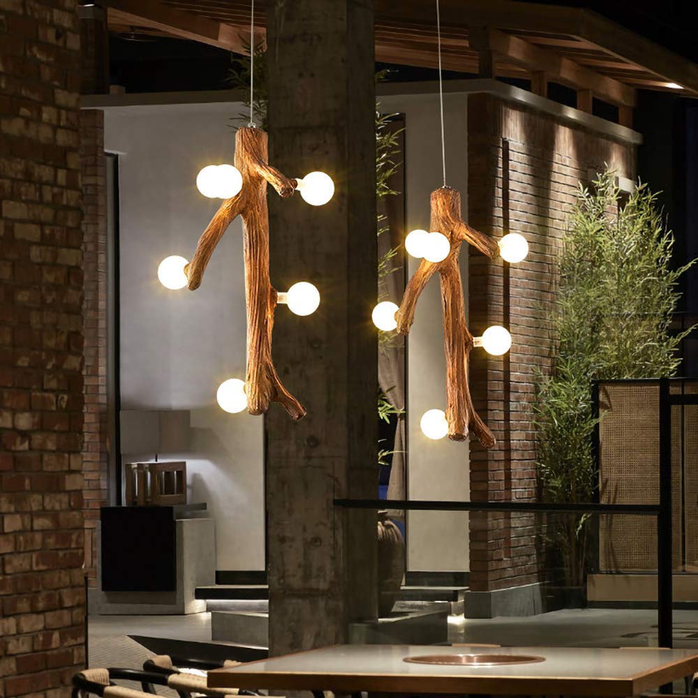 Brio Scandinavische LED-Kroonluchters Hout Woonkamer/Eetkamer Slaapkamer