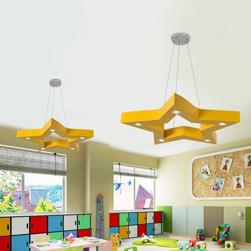 Minori Moderne Design LED Hanglamp Geel/Blauw Metaal Woonkamer