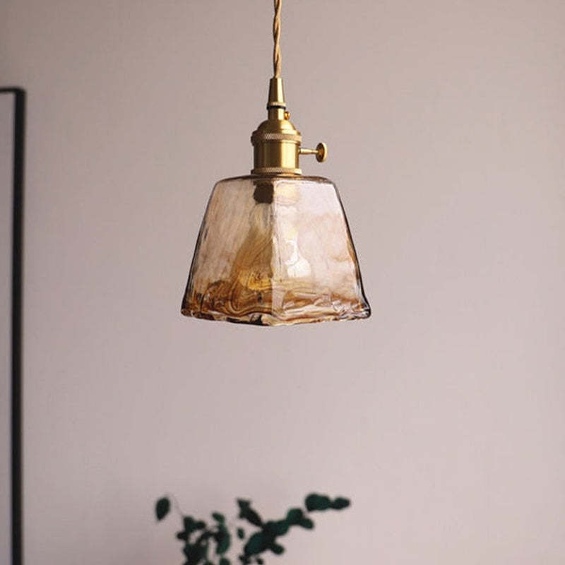 Levy Retro LED Hanglampen Gouden Metaal Glas Slaapkamer Woonkamerr Eetkamer