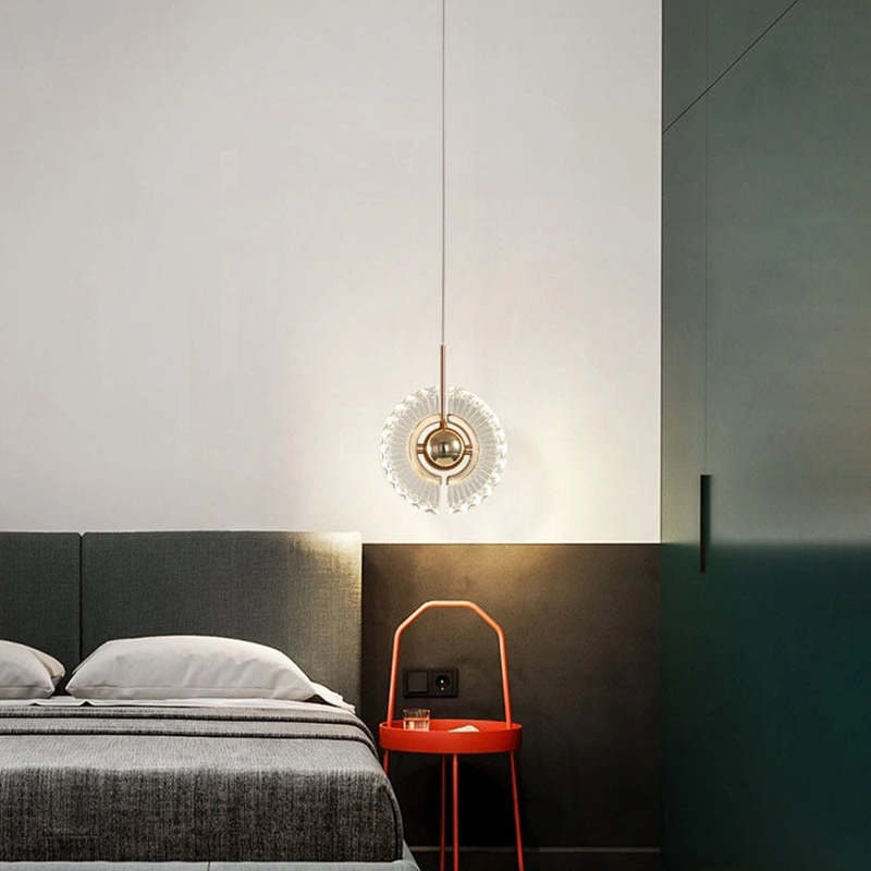 Kristy Modern Draaibaar Hanglamp Goud Metaal Acryl Woonkamer Slaapkamer
