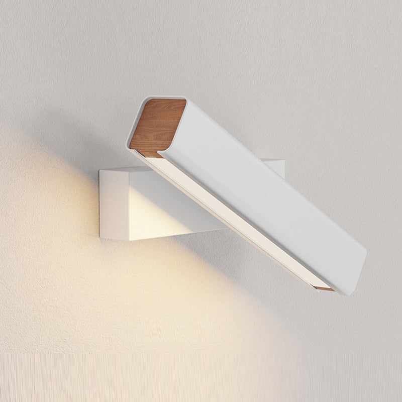 Brio Moderne Rechthoek LED Wandlampen Zwart Wit Metaal Woonkamer Slaapkamer
