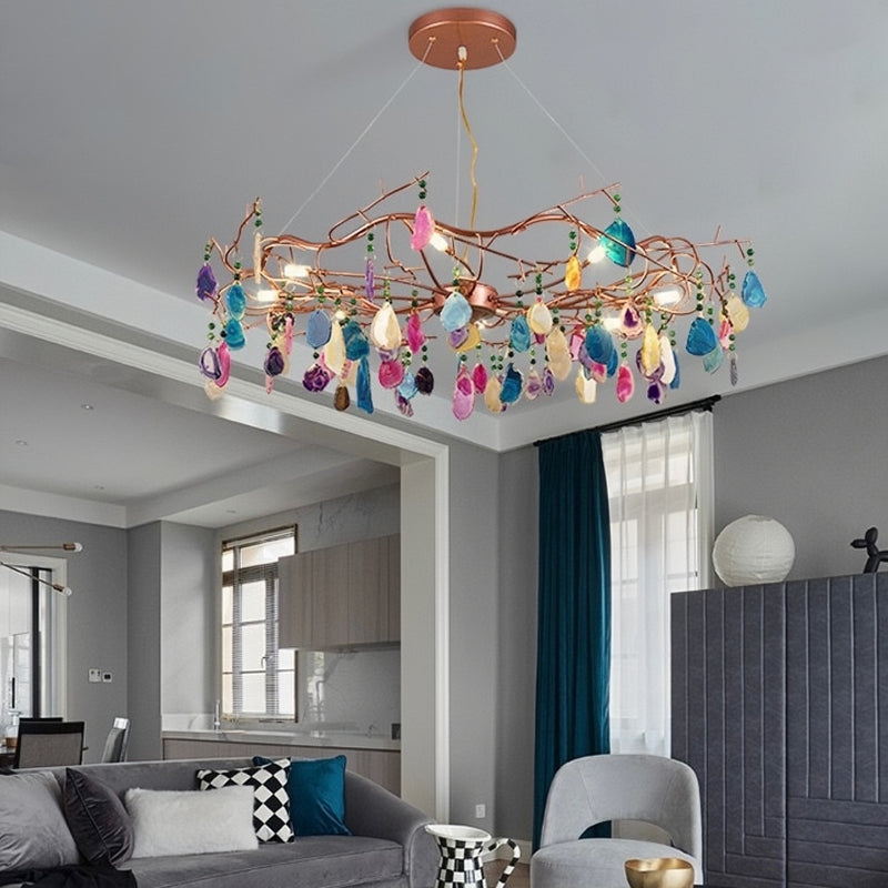 Morandi Design LED Hanglamp Metaal/Stone Slaapkamer Woonkamer