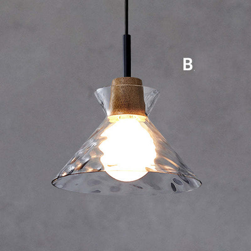 Levy Moderne Hanglampen Helder Metaal Glas Slaapkamer Woonkamer