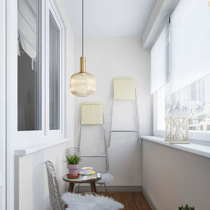 Hailie LED Hanglampen Groen Grijs Groen Grijs Metaal Glas Eetkamer