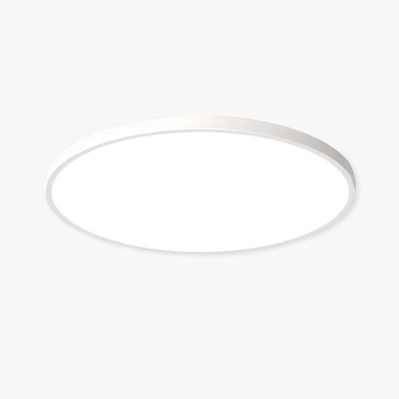 Quinn Moderne Round LED Plafondlampen Wit Zwart Metaal Eetkamer