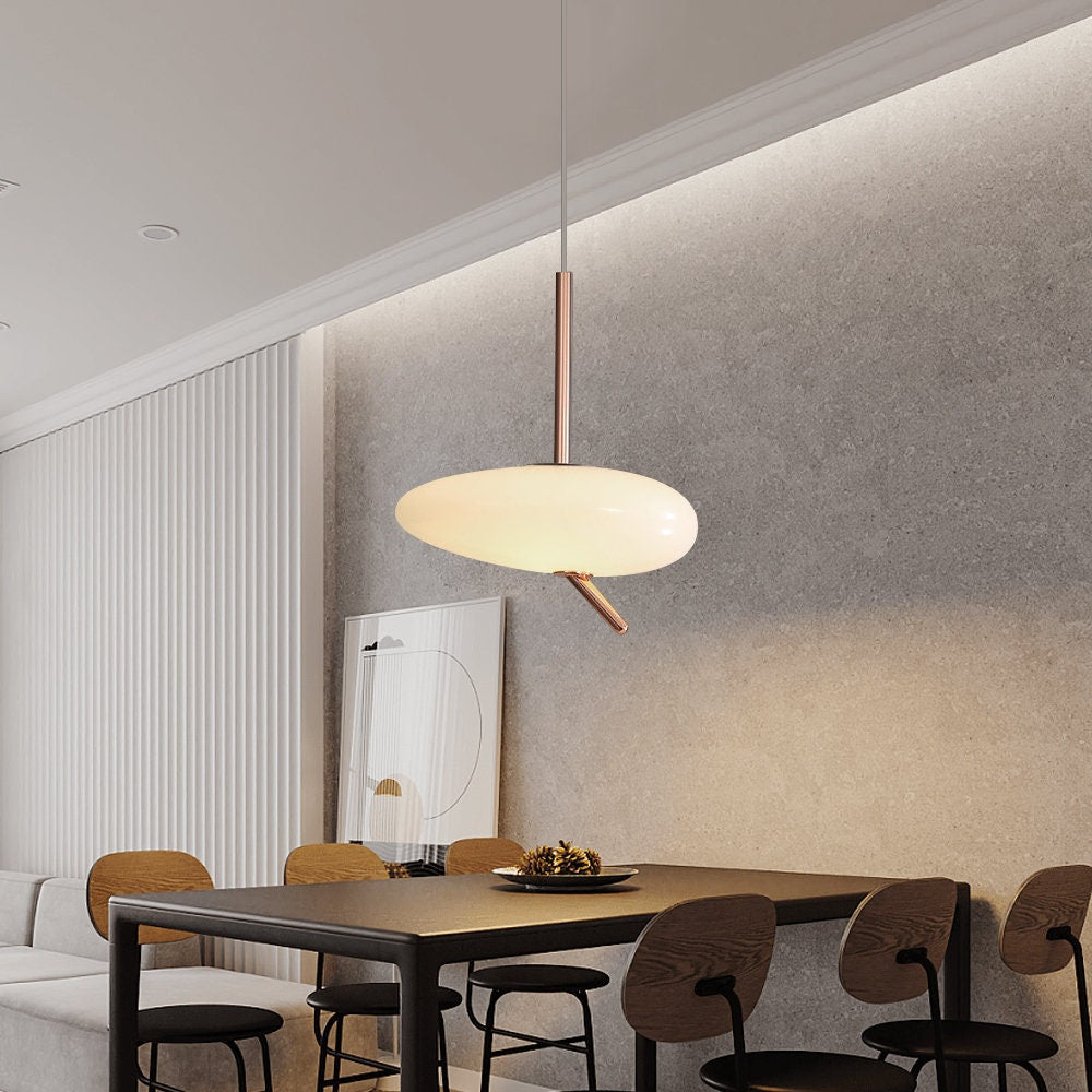 Hailie Modern Kiezels Acryl Metaal Hanglampen Woonkamer