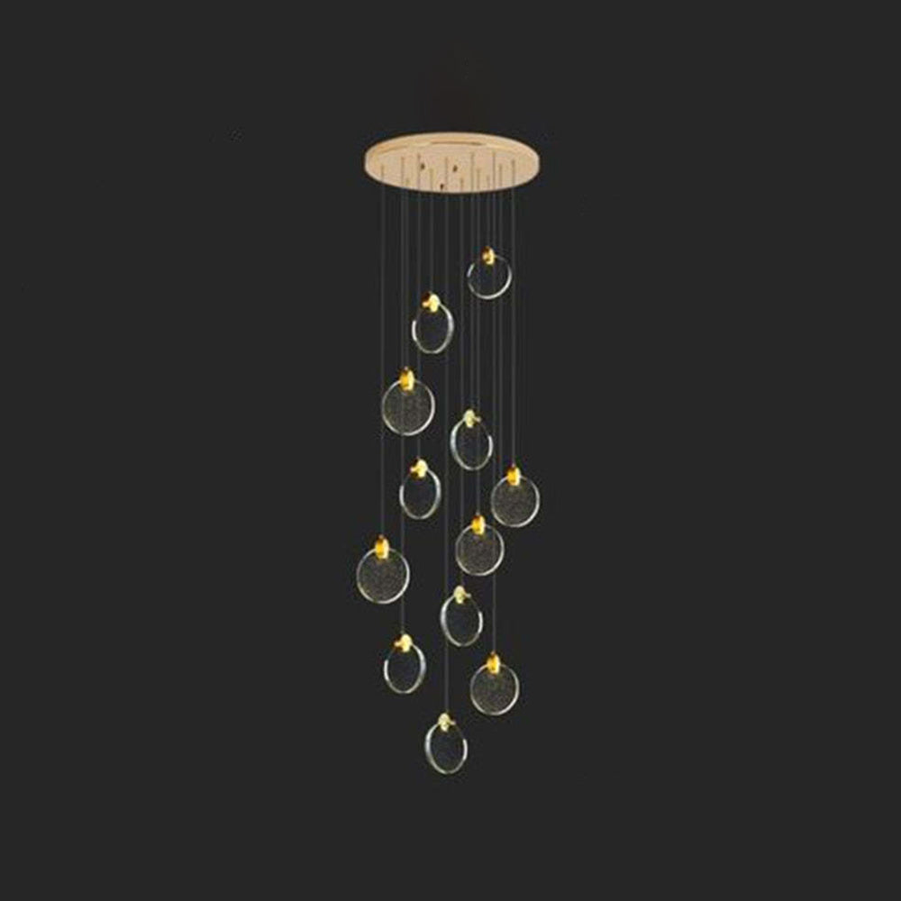 Marylin Moderne LED Hanglampen Wit/Goud Metaal/Crystal Woonkamer