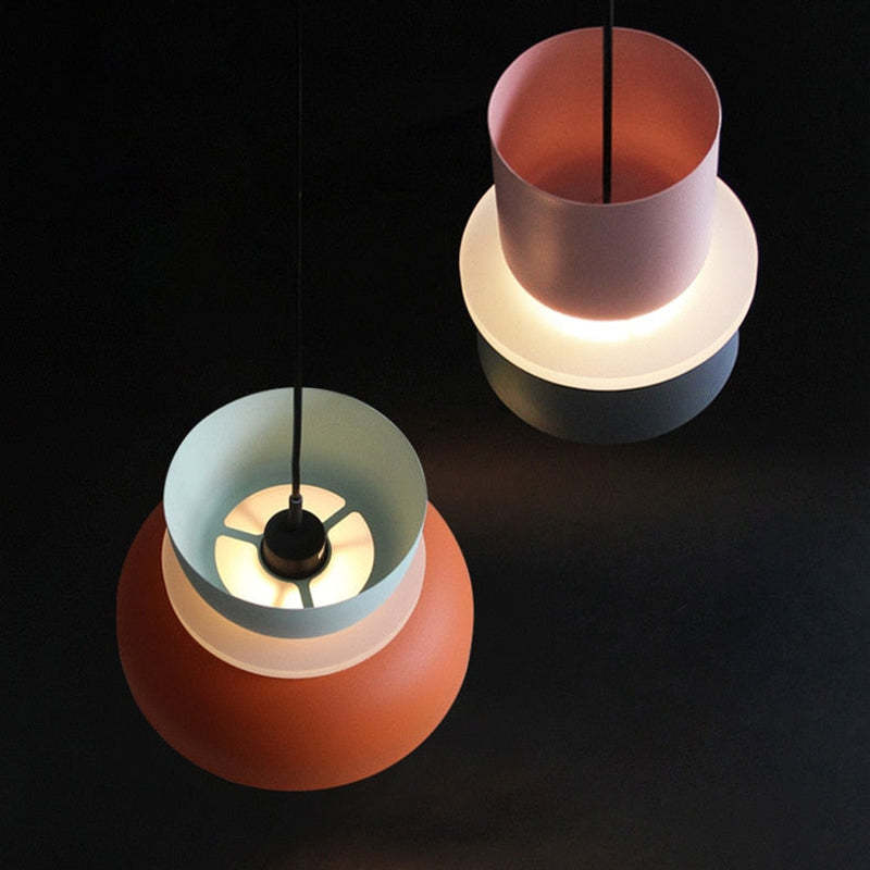 Morandi Moderne Hanglampen Contrast Kleur Metaal Woonkamer Slaapkamer