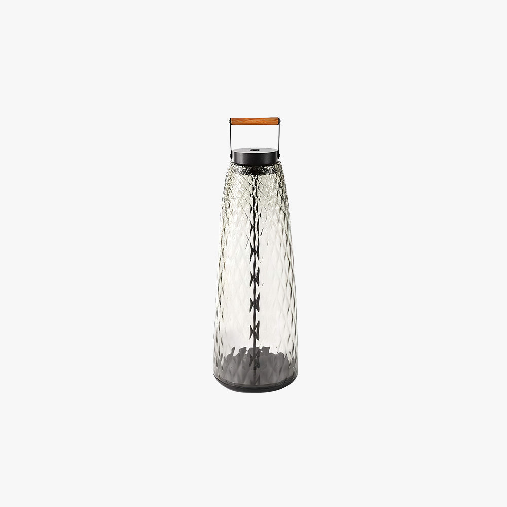 Hailie Vintage LED Buiten Vloerlamp Metaal/Glas Studiezaal/Tuin