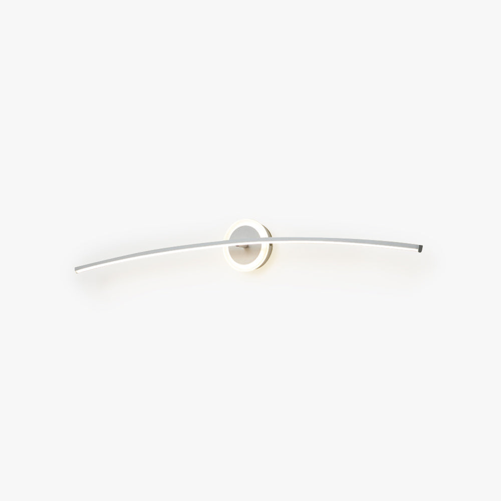 Leigh Moderne Lineair/Ronde LED Wandlamp Metaal/Silicone Wit Slaap/Woon/Eetkamer