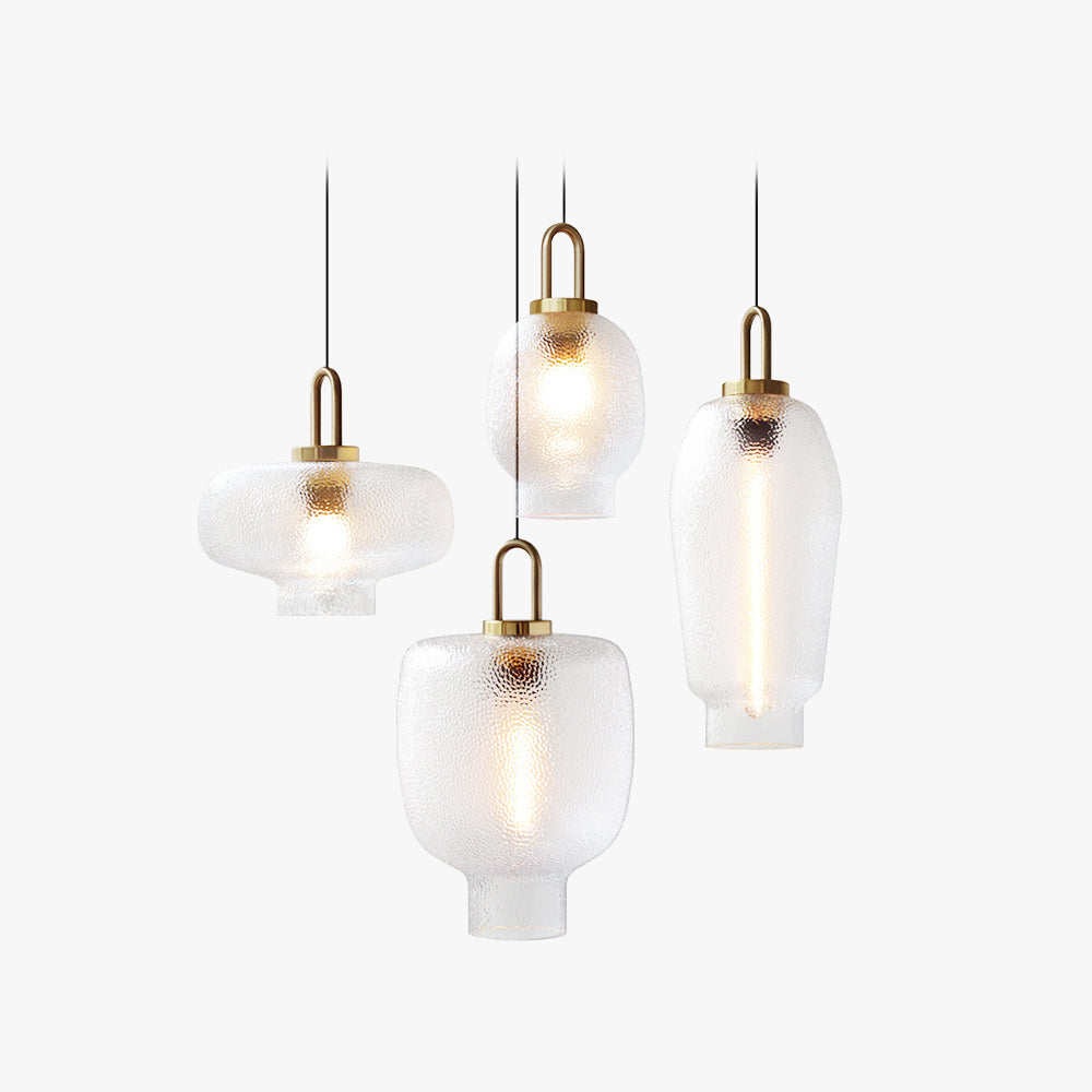 Hailie Moderne Minimalistische Hanglampen Goud Metaal/Glas Woonkamer