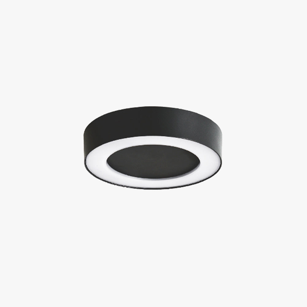 Orr Modern Rond Rrote LED Plafondlampen Witte Metal Woonkamer