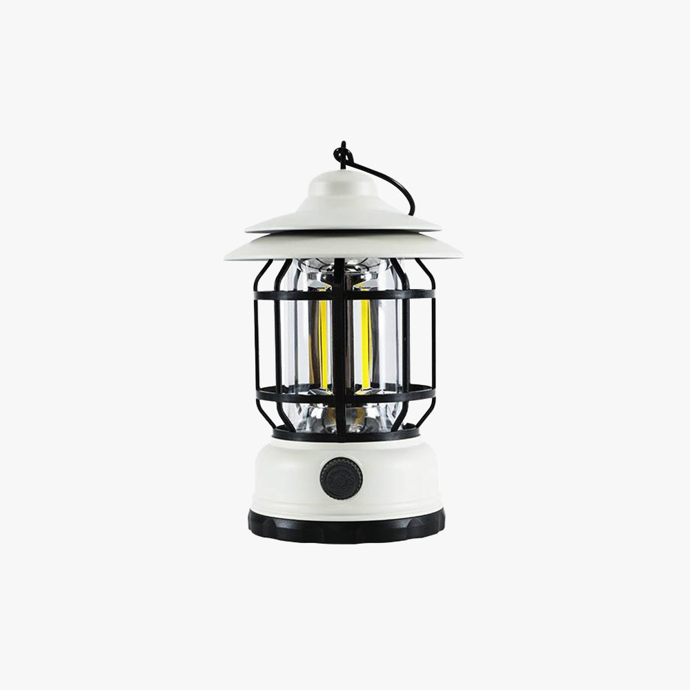 Gideon Industriele LED Buitenlamp Zwart/Wit Hars/Acryl Tuin/Balkon