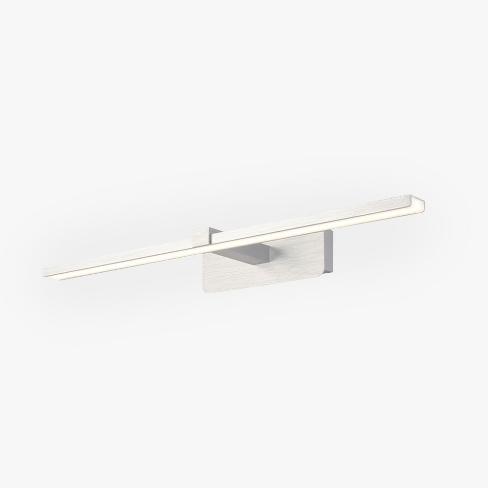 Leigh Scandinavische Lineaire Spiegel Front Wandlamp Zilver Metaal/Acryl Slaapkamer
