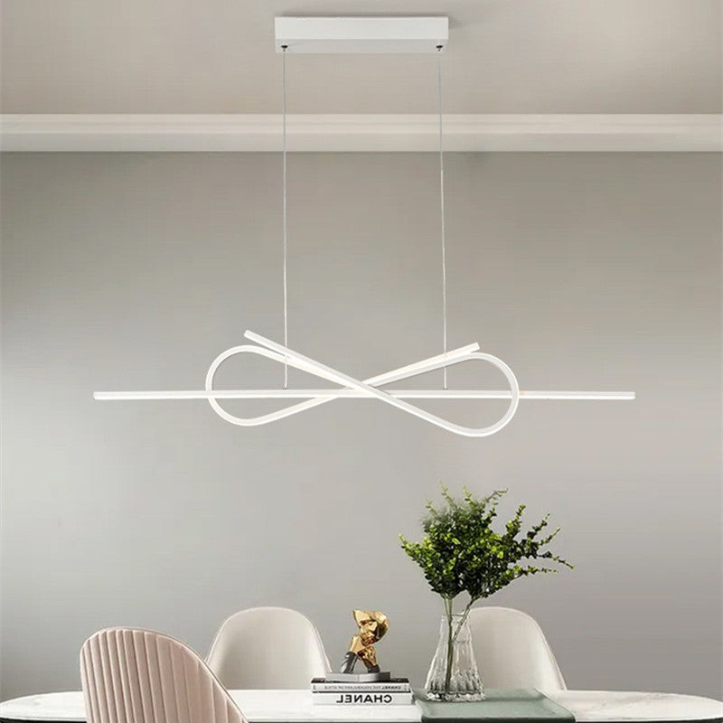 Orsini Moderne Minimalistische Woonkamer Hanglamp Wit/Zwart Slaapkamer/Keuken