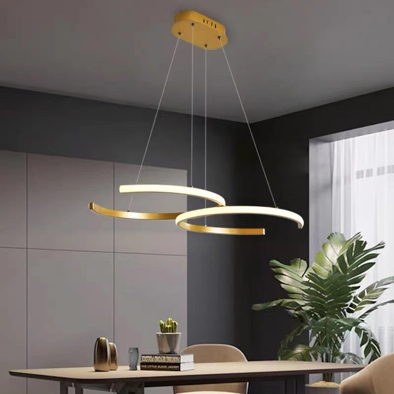 Louise Moderne Design LED Hanglampen Zwart Wit Metal Silica Gel