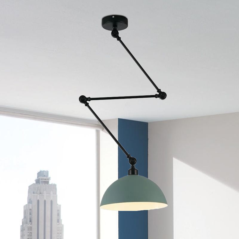 Minori Moderne Design LED Hanglamp Metaal Zwart/Rood Slaapkamer
