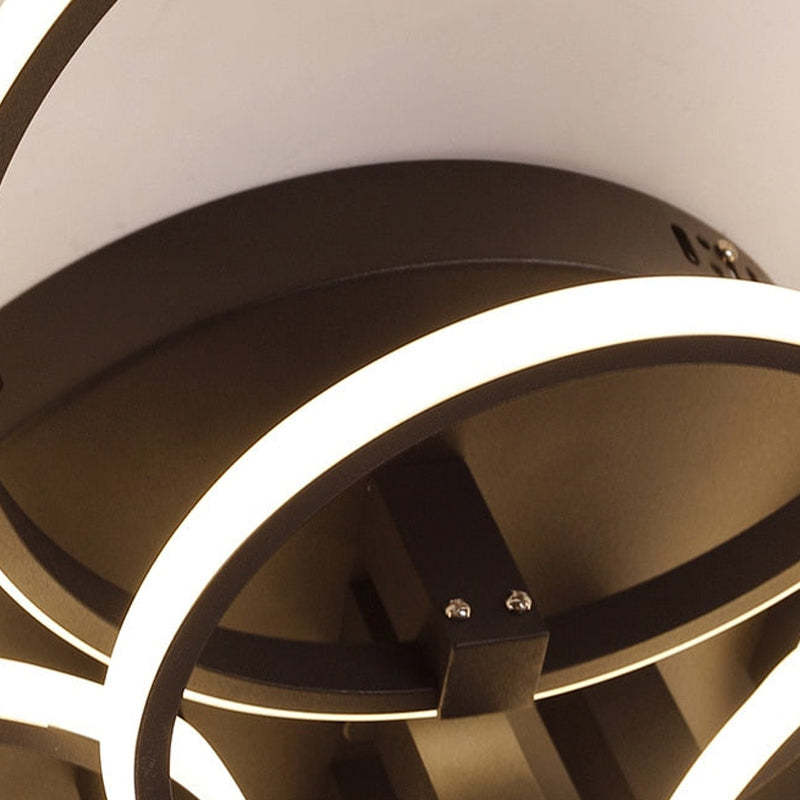 Lacey Moderne Rond LED Plafondlamp Metaal/Acryl Slaapkamer/Woonkamer/Kinderkamer