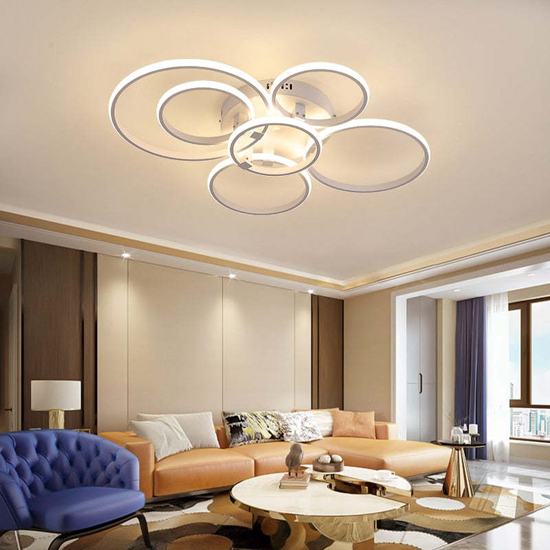 Lacey Moderne Rond LED Plafondlamp Metaal/Acryl Slaapkamer/Woonkamer/Kinderkamer