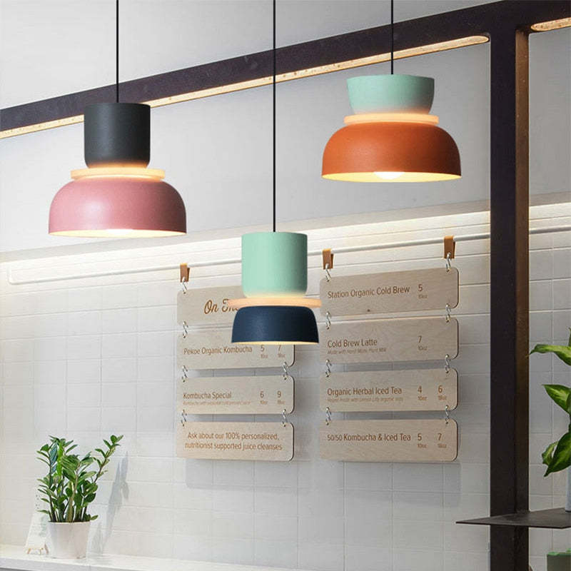 Morandi Moderne Hanglampen Contrast Kleur Metaal Woonkamer Slaapkamer