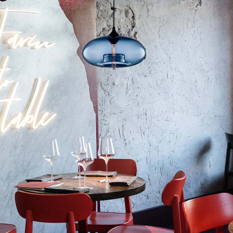 Morandi Moderne LED Hanglamp Kleurrijke Glas Woonkamer/Eetkamer