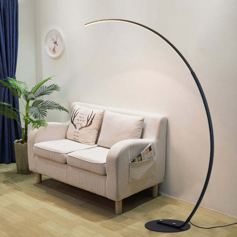 Modern Industriele LED Vloerlamp Wit/Zwart Slaap/Woonkamer Metaal&Silicium