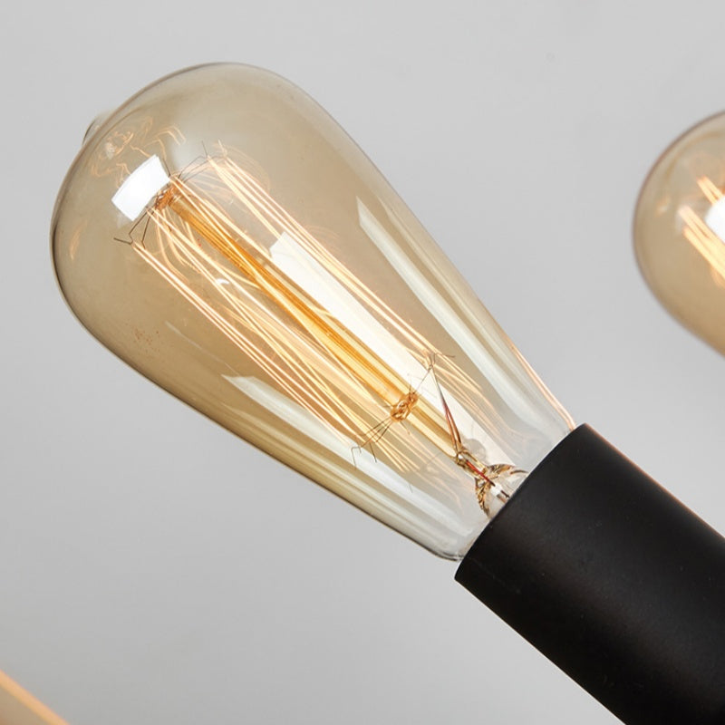 Valerio Vintage LED Kroonluchters Bruin Metaal Woonkamer/Bar