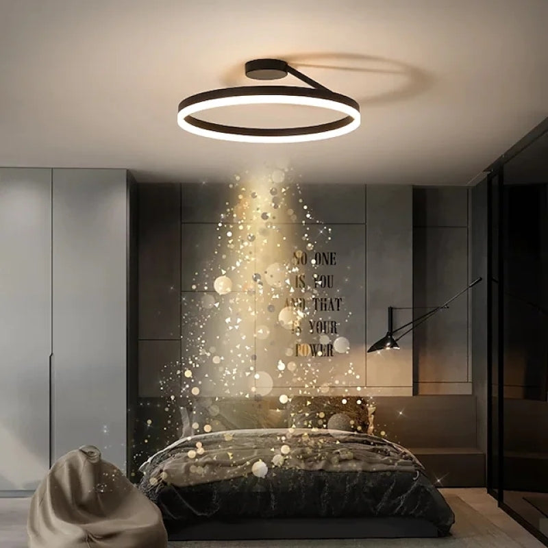 Alonza Moderne Design Gouden LEDPlafondlampen Wit Zwart Metaal