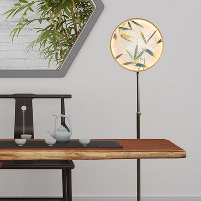 Jade Creatief LED Vloerlampen Zwart Metaal Glas Woonkamer Eetkamer