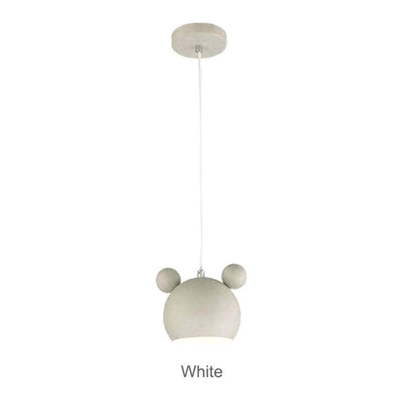 Morandi Ronde LED Hanglampen Wit Zwart Grijs Groen Metaal Kinderkamer