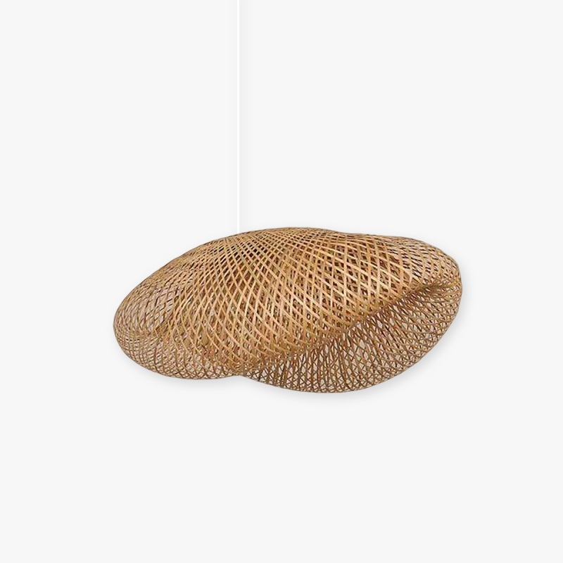 Muto Design LED Hanglamp Bollen Bamboe Slaapkamer/Woonkamer/Eetkamer