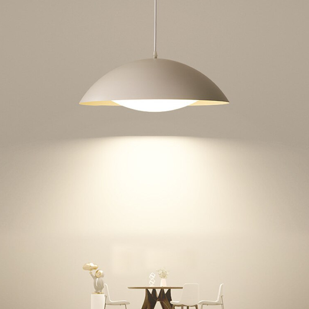 Hailie Moderne Minimalistisch Hanglampen Wit Metaal Eetkamer