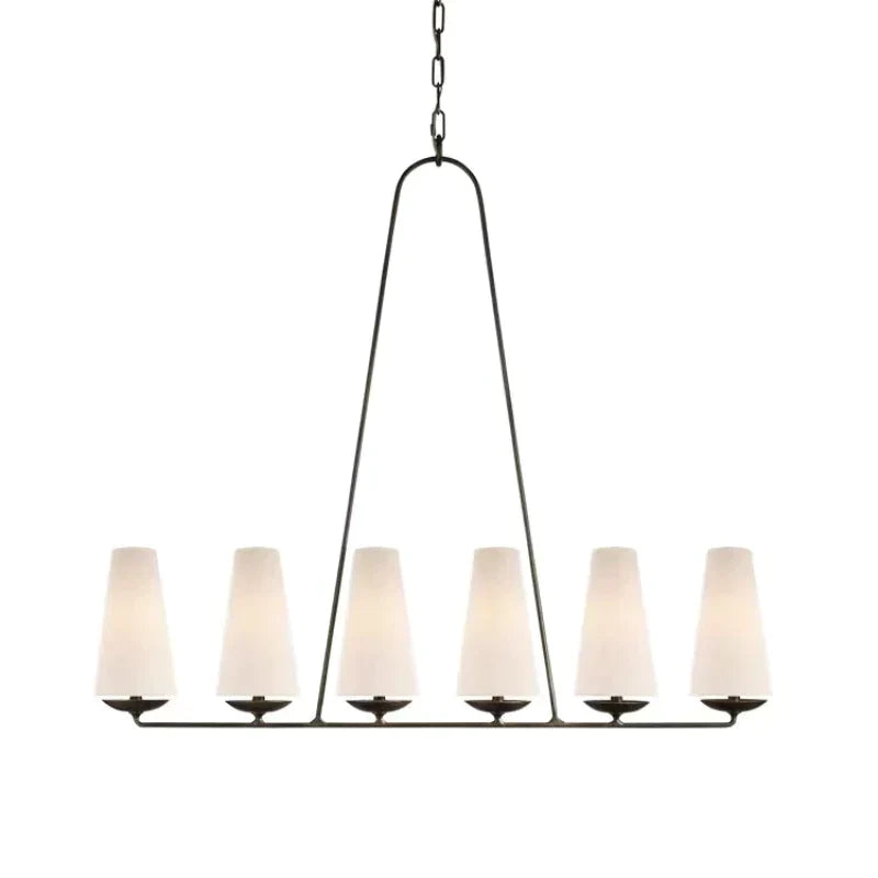 Hugo Design LED Kroonluchter Wit Zwart Metaal Slaap/Woon/Keuken
