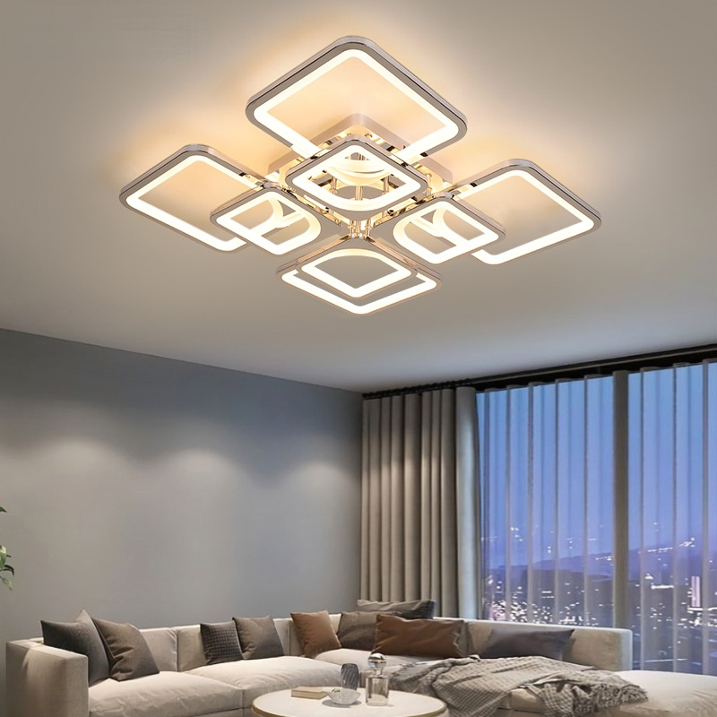 Lacey Moderne Vierkant LED Plafondlamp Metaal/Acryl Slaapkamer/Woonkamer/Kinderkamer